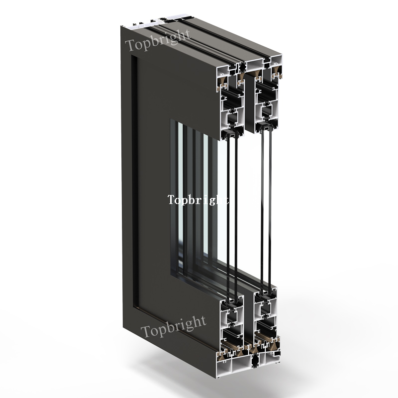 Sistema de portas deslizantes de painel de trilho TP135-102