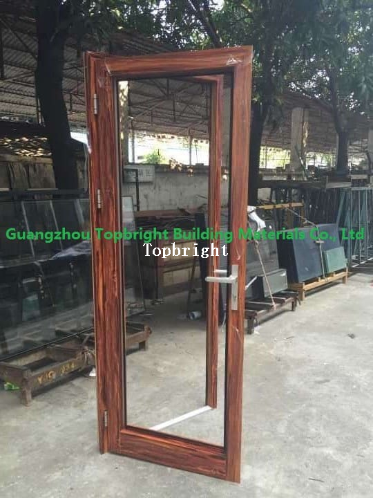 Porta de batente de batente de alumínio para pátio comercial TP-D-CM016